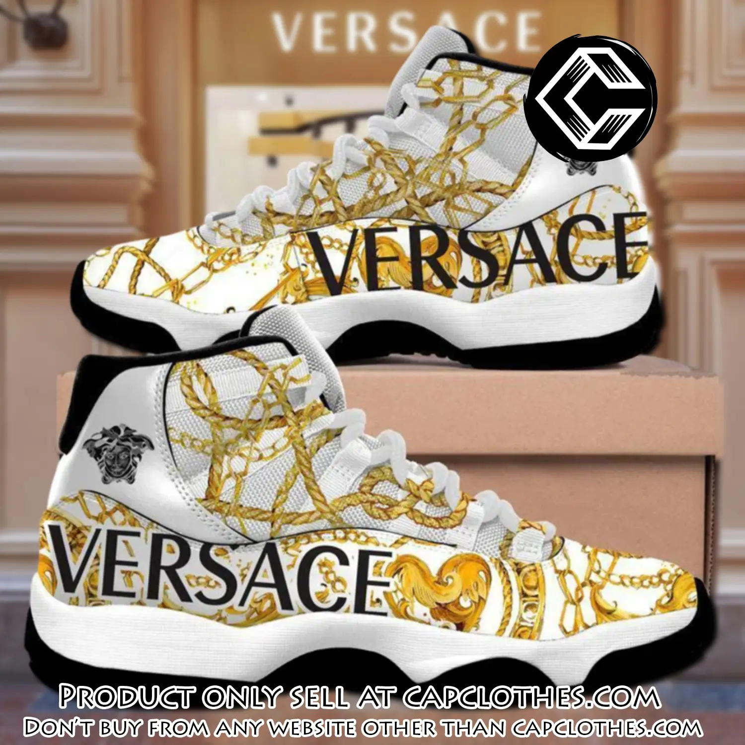Gianni versace white air jordan 11 sneakers shoes hot  gifts for men women cc4012208